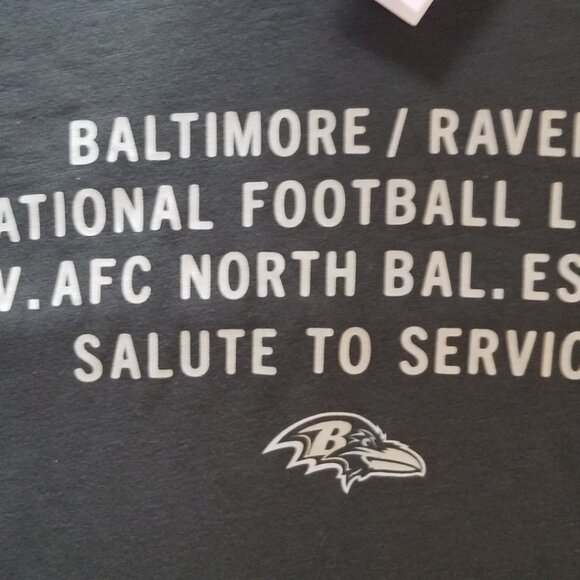 Baltimore Ravens Nike Dark Green Salute to Service Sideline Slub Dri-FIT T-Shirt - Picture 7 of 9